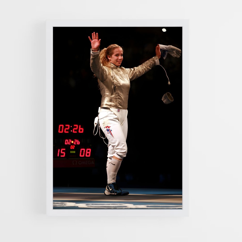 Poster Mariel zagunis – affiche Escrime (vue 3)
